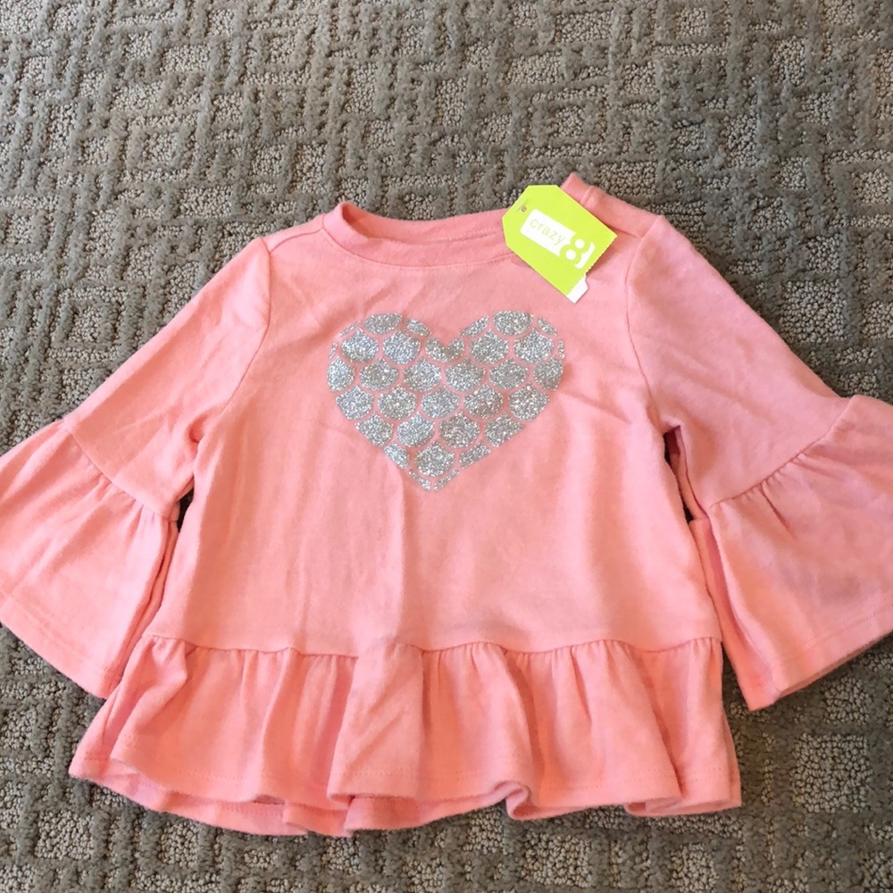 Girls pink blouse